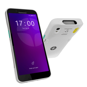 Datalogic Memor 17-HC, 2D, Projected Capacitive, USB-C, BT, WLAN (WLAN), eSIM, 5G, NFC, Android, weiß Elektronik, Telefon, Handy